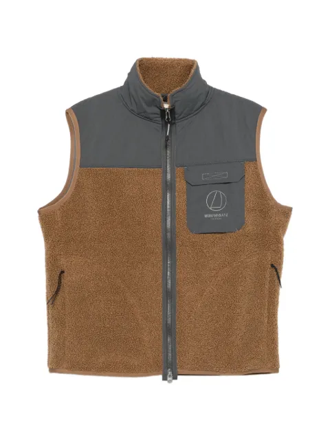 Murphy&Nye fleece-texture panelled gilet