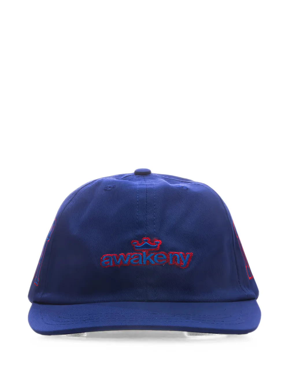 Awake NY logo-embroidered cap - Blu