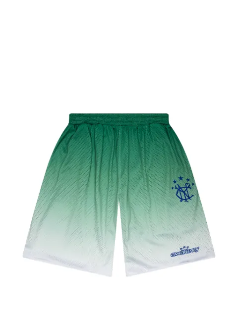 Awake NY gradient mesh shorts