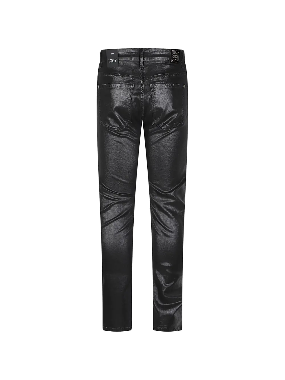 John Richmond Iggy gecoate jeans Zwart