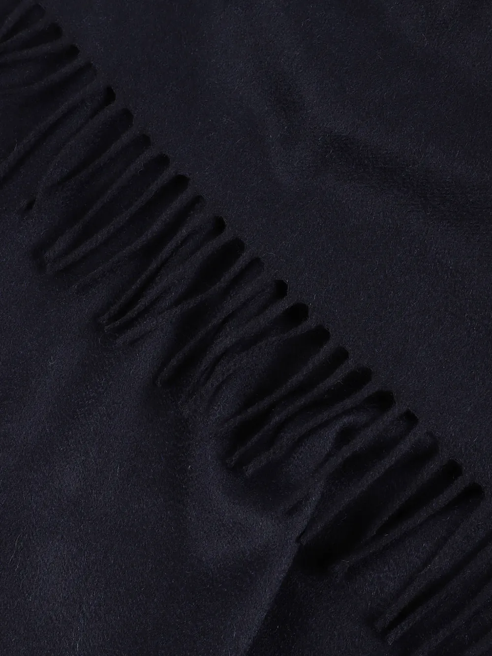 Lardini Kasjmier sjaal met franje Blauw