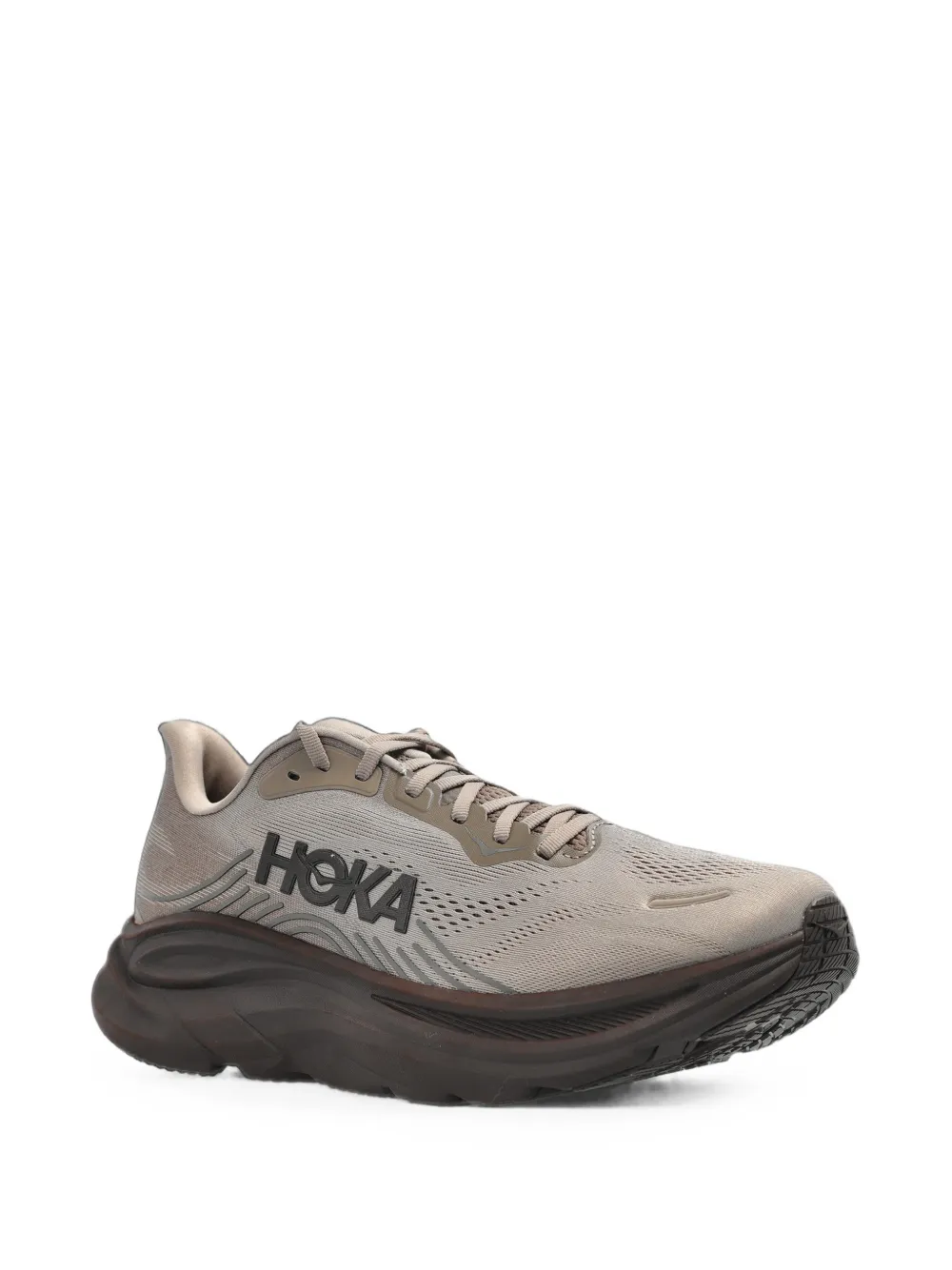 HOKA Clifton 11 lace-up sneakers Bruin