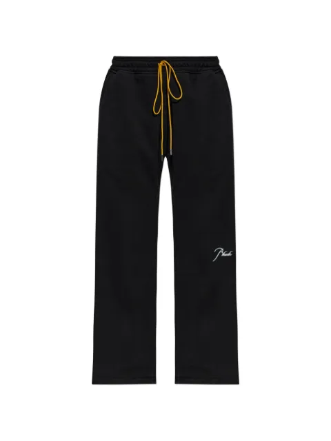 RHUDE Classique logo-embroidered wide-leg track pants