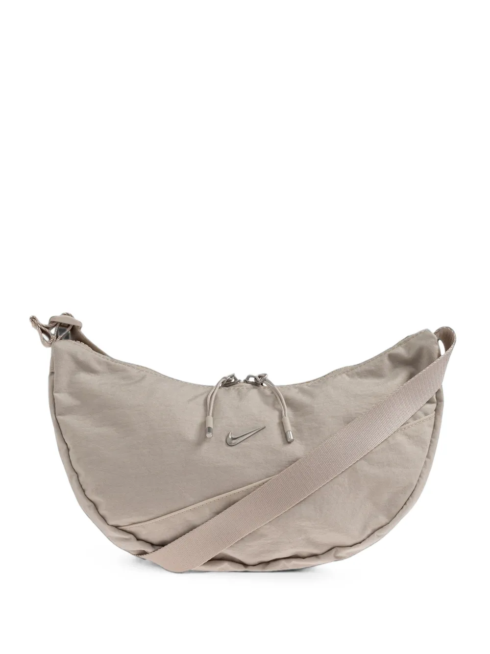 Nike Aura logo-plaque messenger bag Grijs