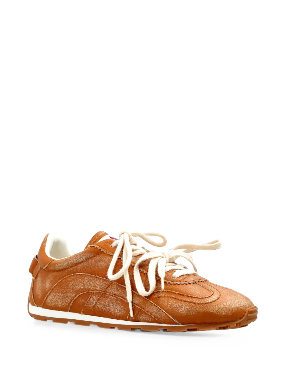 DSQUARED2 DC-642 panelled leather sneakers Bruin