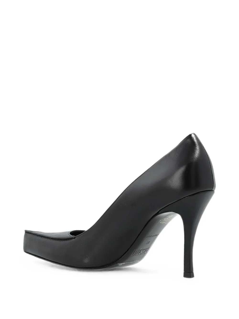 Diesel D-Lucette-Pumps leren pumps Zwart