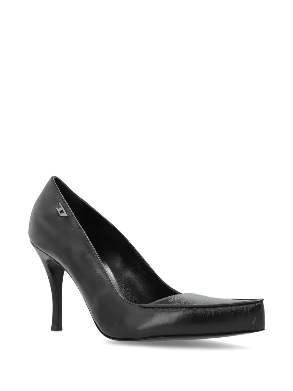 Diesel D-Lucette-Pumps leren pumps Zwart