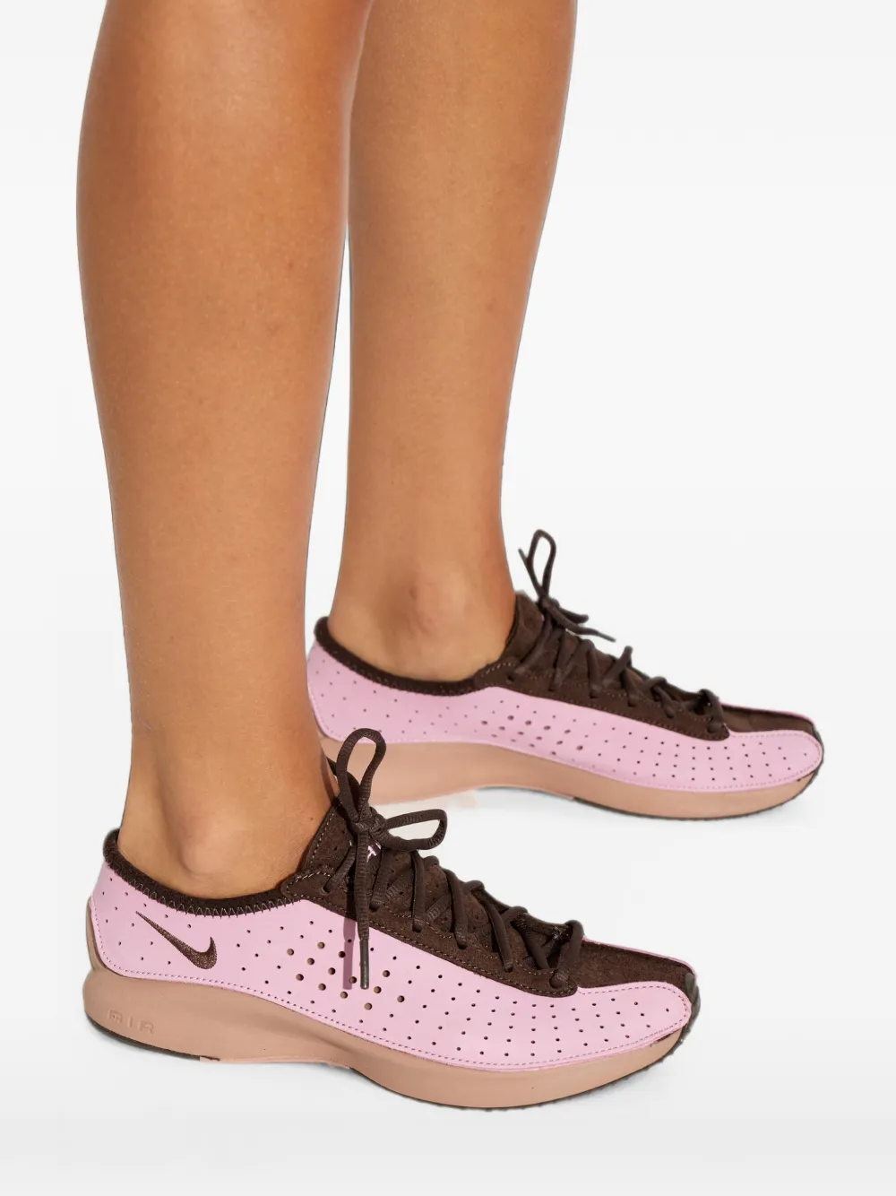 Nike Air Superfly perforated sneakers Roze