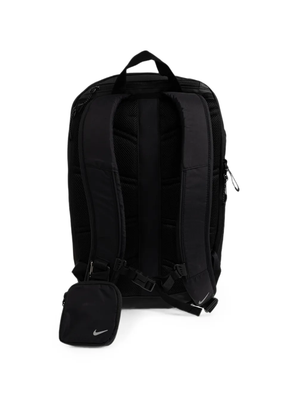 Nike logo-print piping backpack Zwart