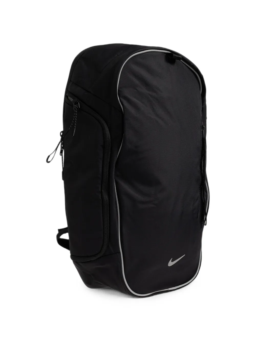 Nike logo-print piping backpack Zwart