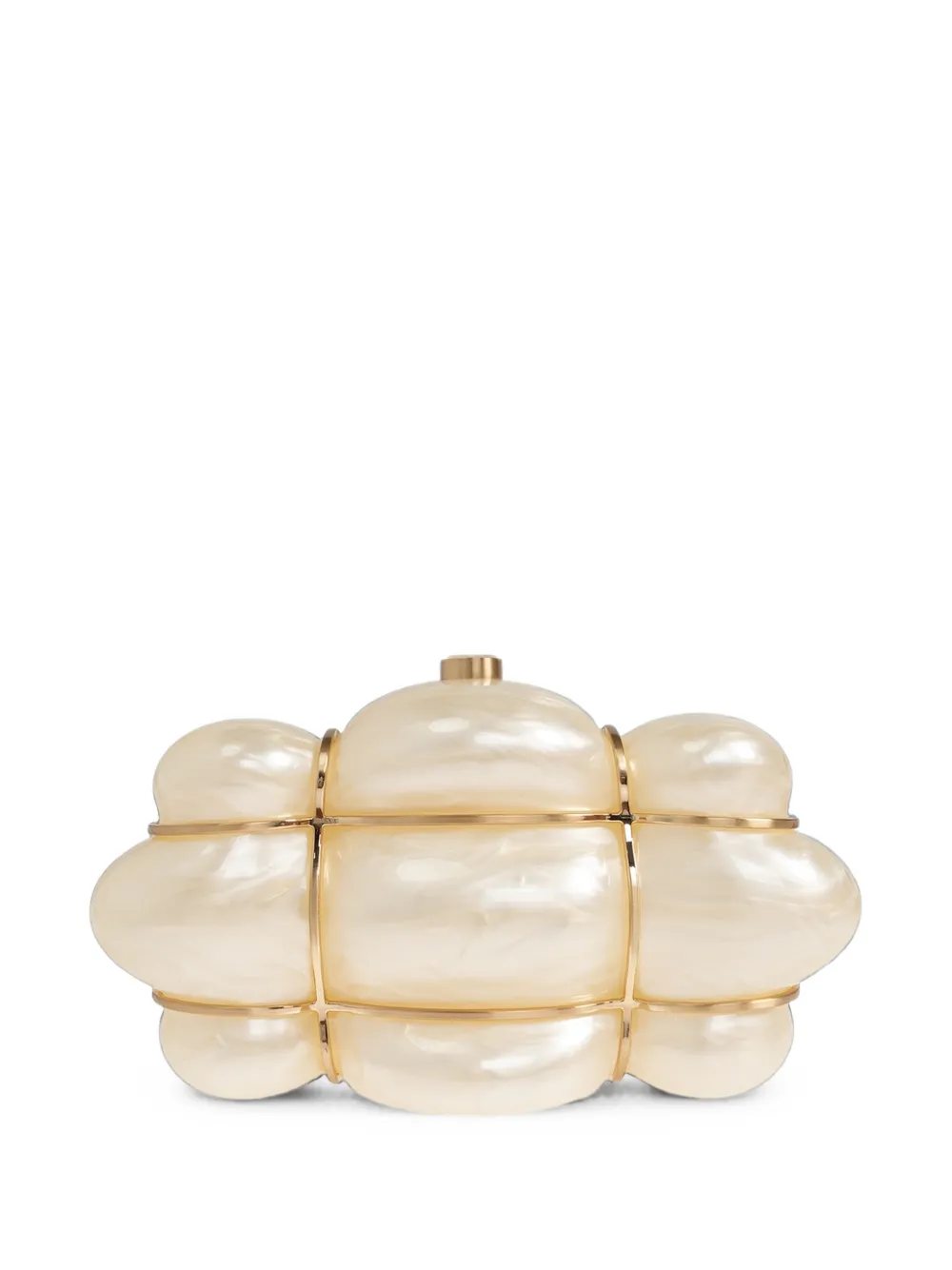 Cult Gaia Bolla clutch - Toni neutri