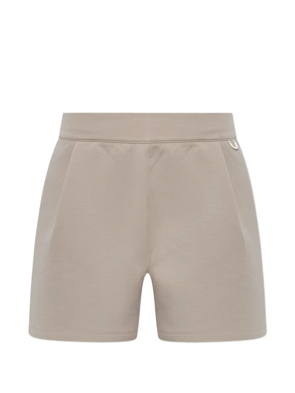 Nike elasticated-waistband shorts Beige