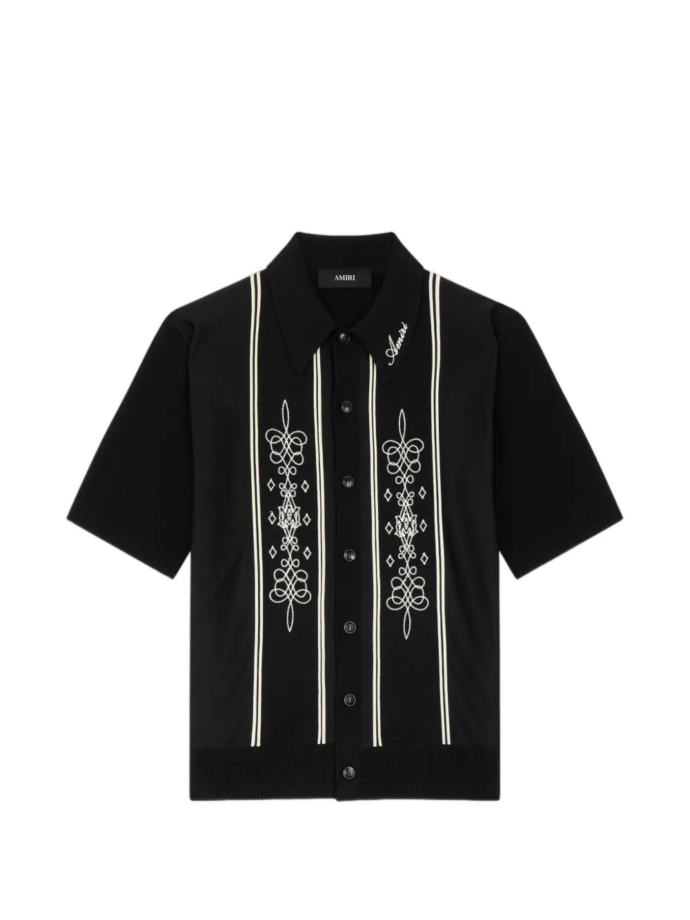 AMIRI MA paneled knit shirt | Cardigans | Image 2