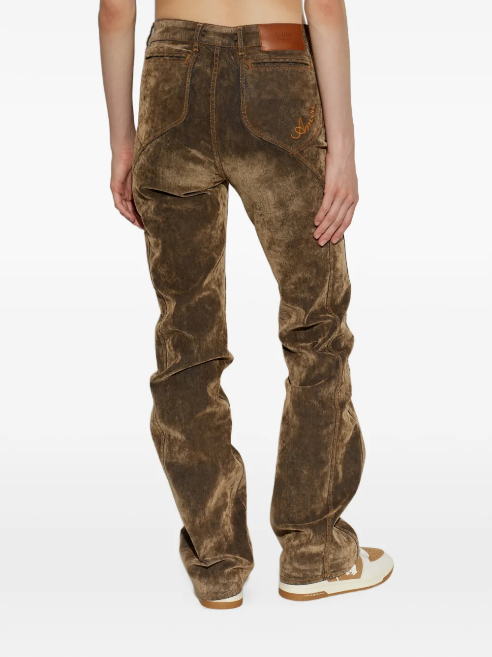 AMIRI Flock jeans Bruin