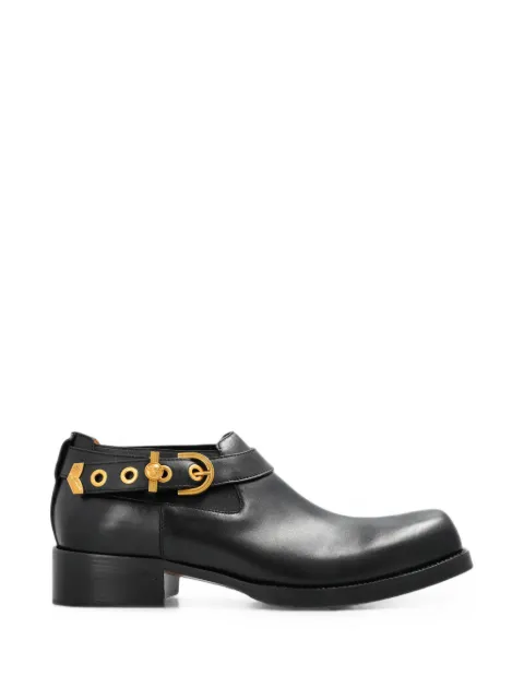 Versace Orlando leather Chelsea boots
