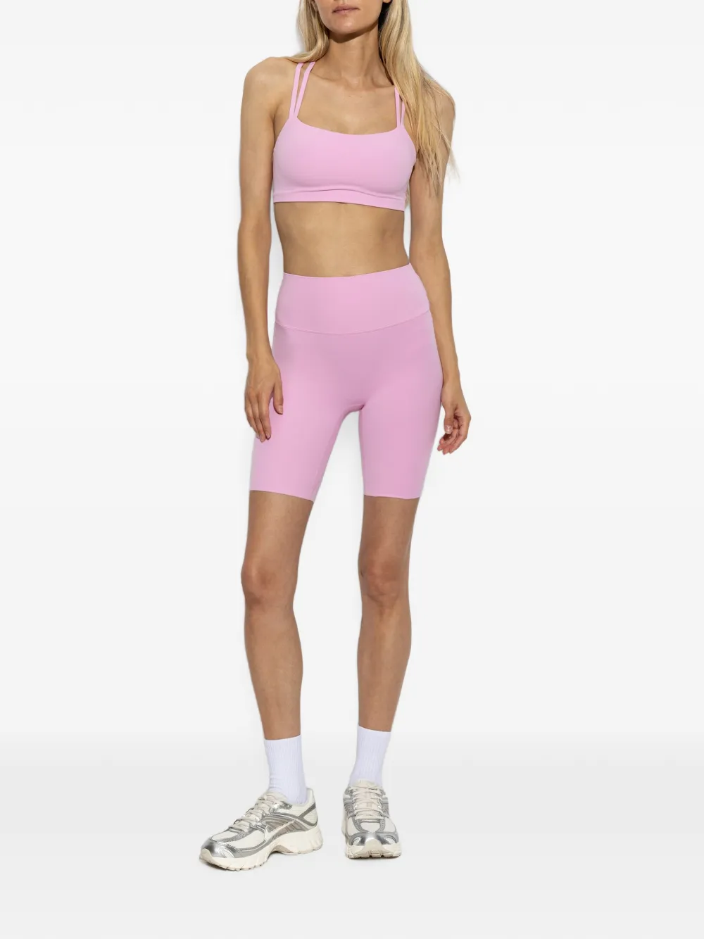 Nike criss-cross strap sports bra Roze