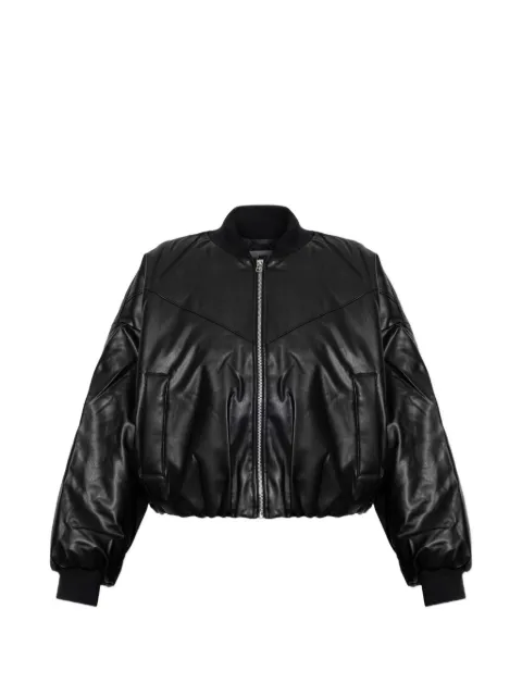 Nike logo-embossed bomber jacket