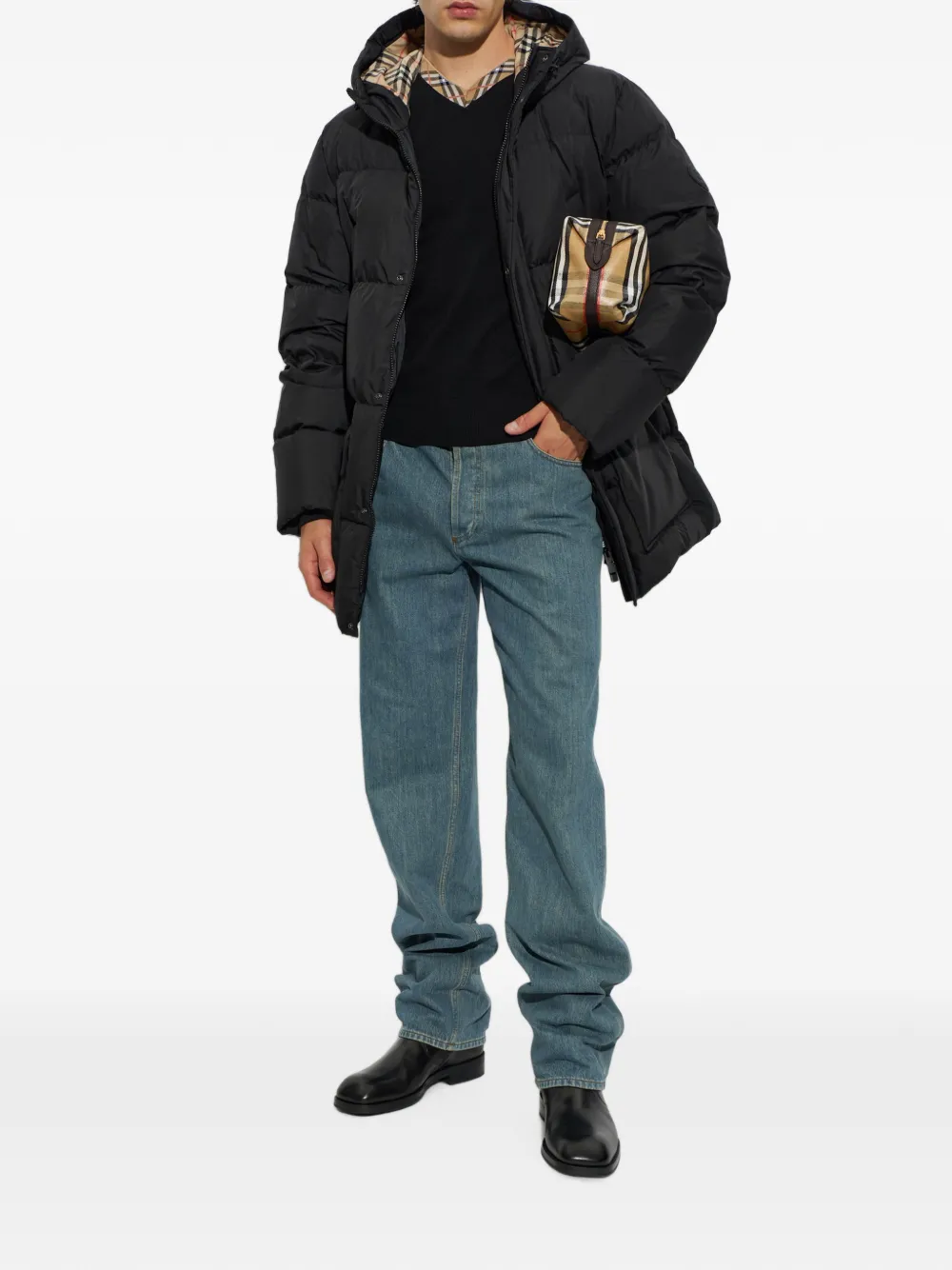 Burberry Burford donsjack Zwart