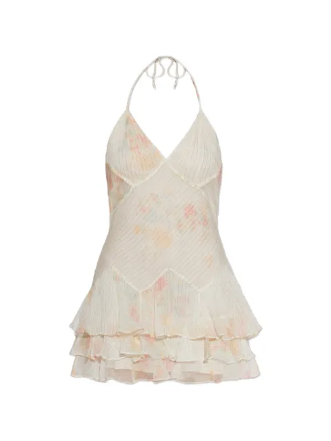 LoveShackFancy Adrinette tiered ruffled mini dress