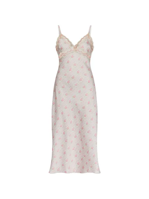 LoveShackFancy Idris floral-print midi dress