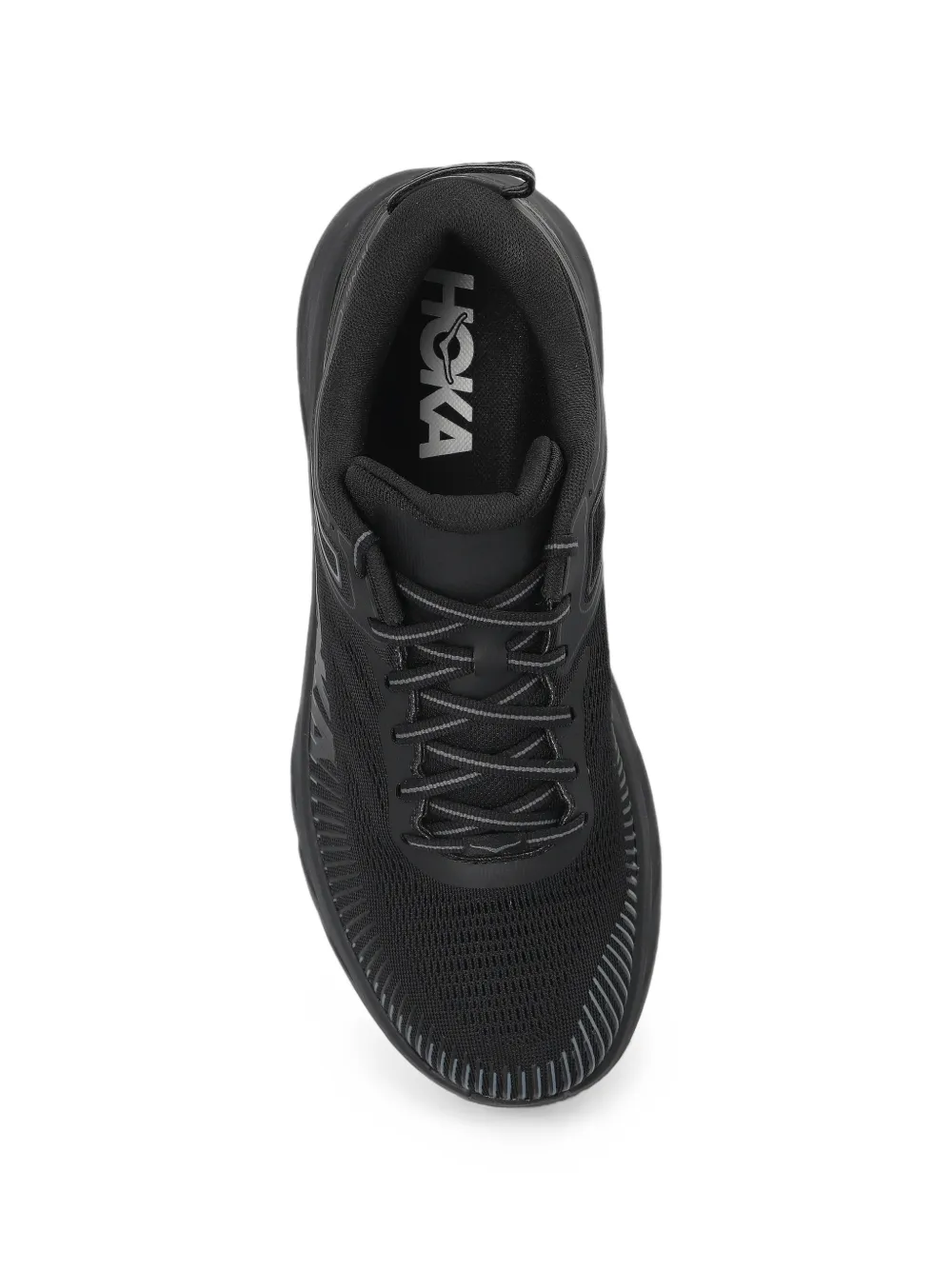 HOKA Bondi 7 lace-up sneakers Zwart