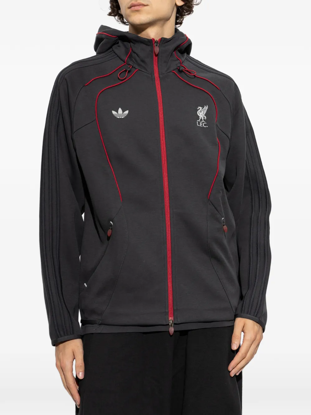 adidas x Liverpool FC Spacer Teamgeist 26 zip-up hoodie Grijs