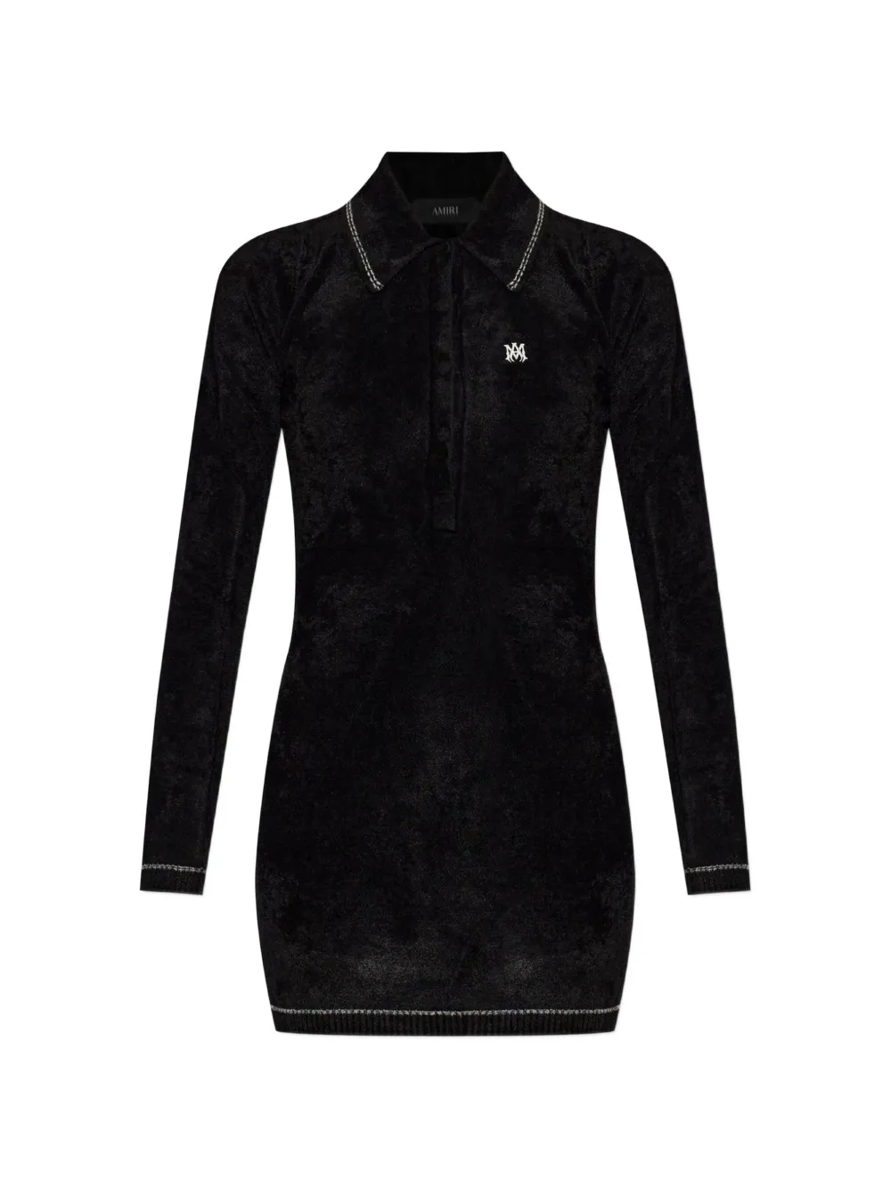 AMIRI MA velvet knit dress - Schwarz