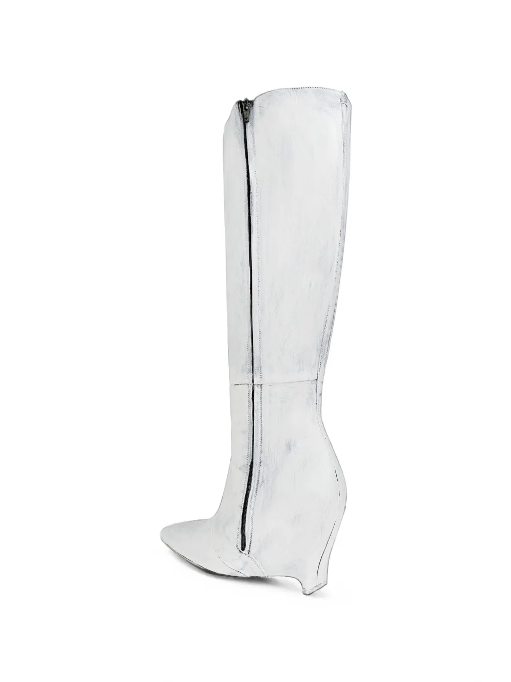 Maison Margiela wedge-heeled knee-high boots Wit
