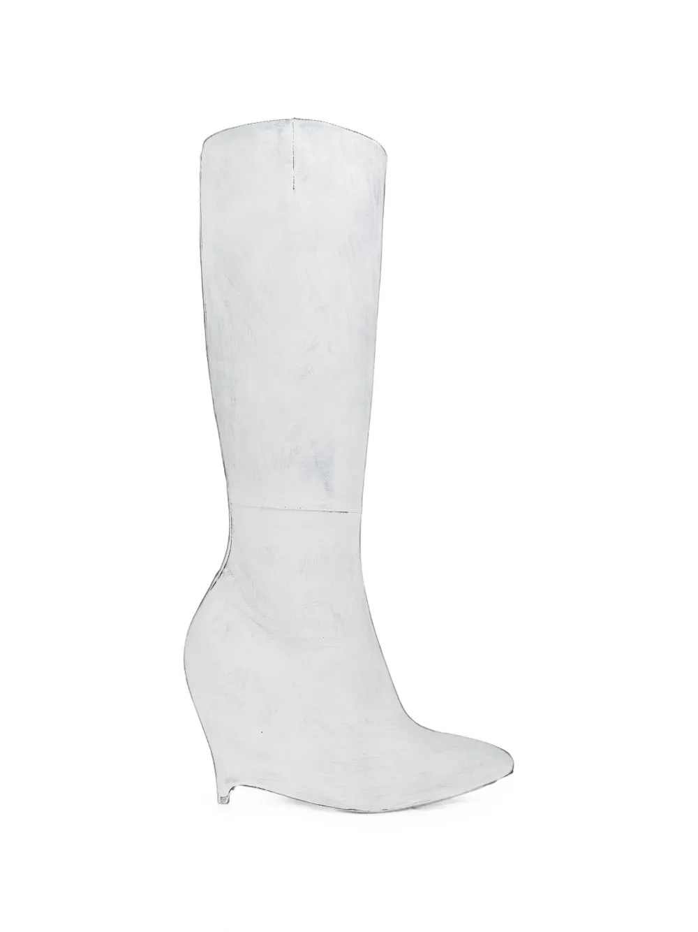 Maison Margiela wedge-heeled knee-high boots - Weiß