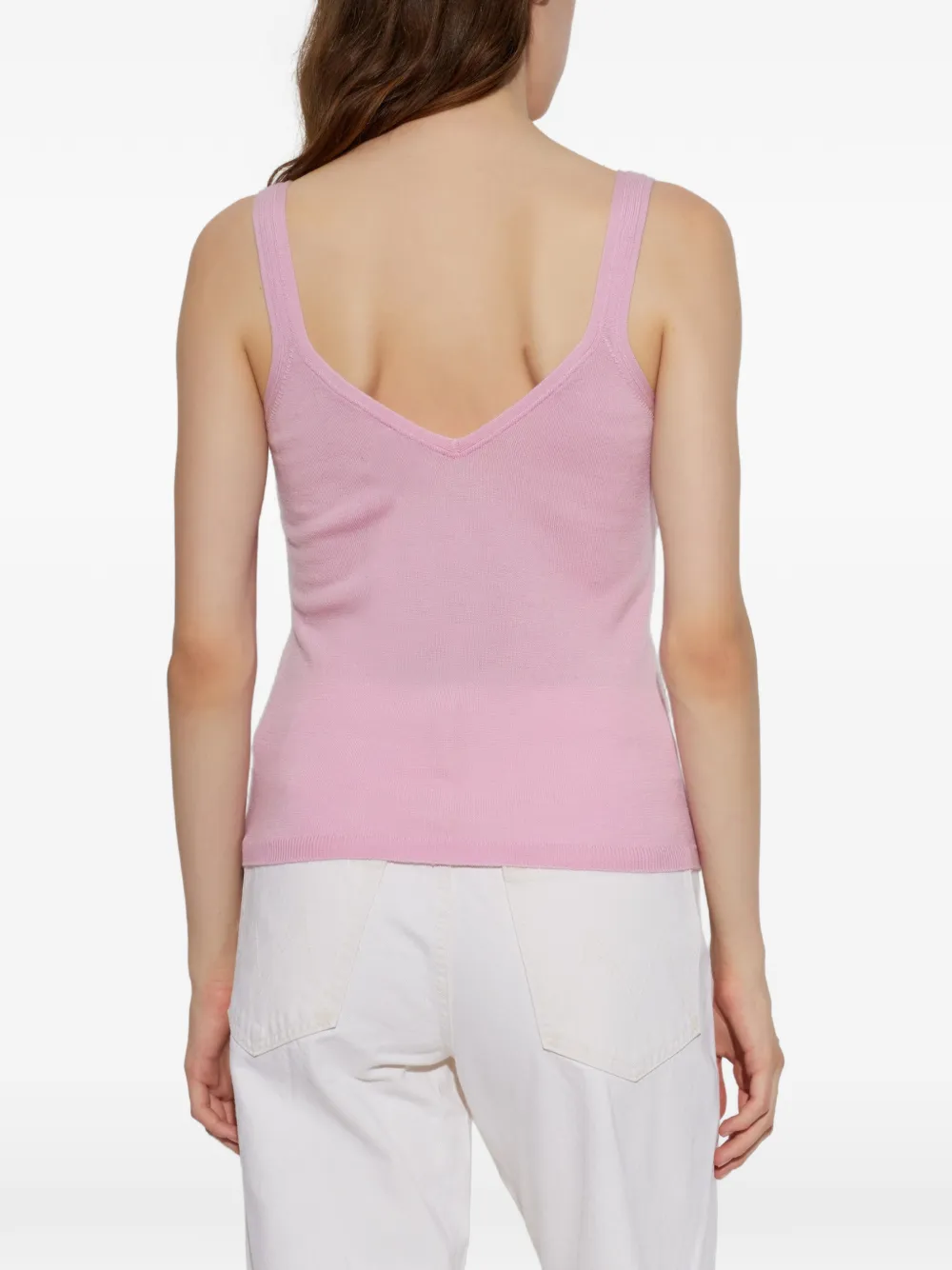 Posse Petra top met V-hals Roze