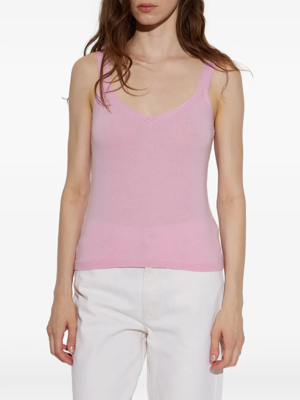 Posse Petra top met V-hals Roze