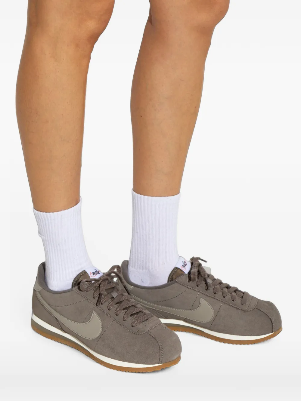 Nike Cortez suede sneakers Grijs