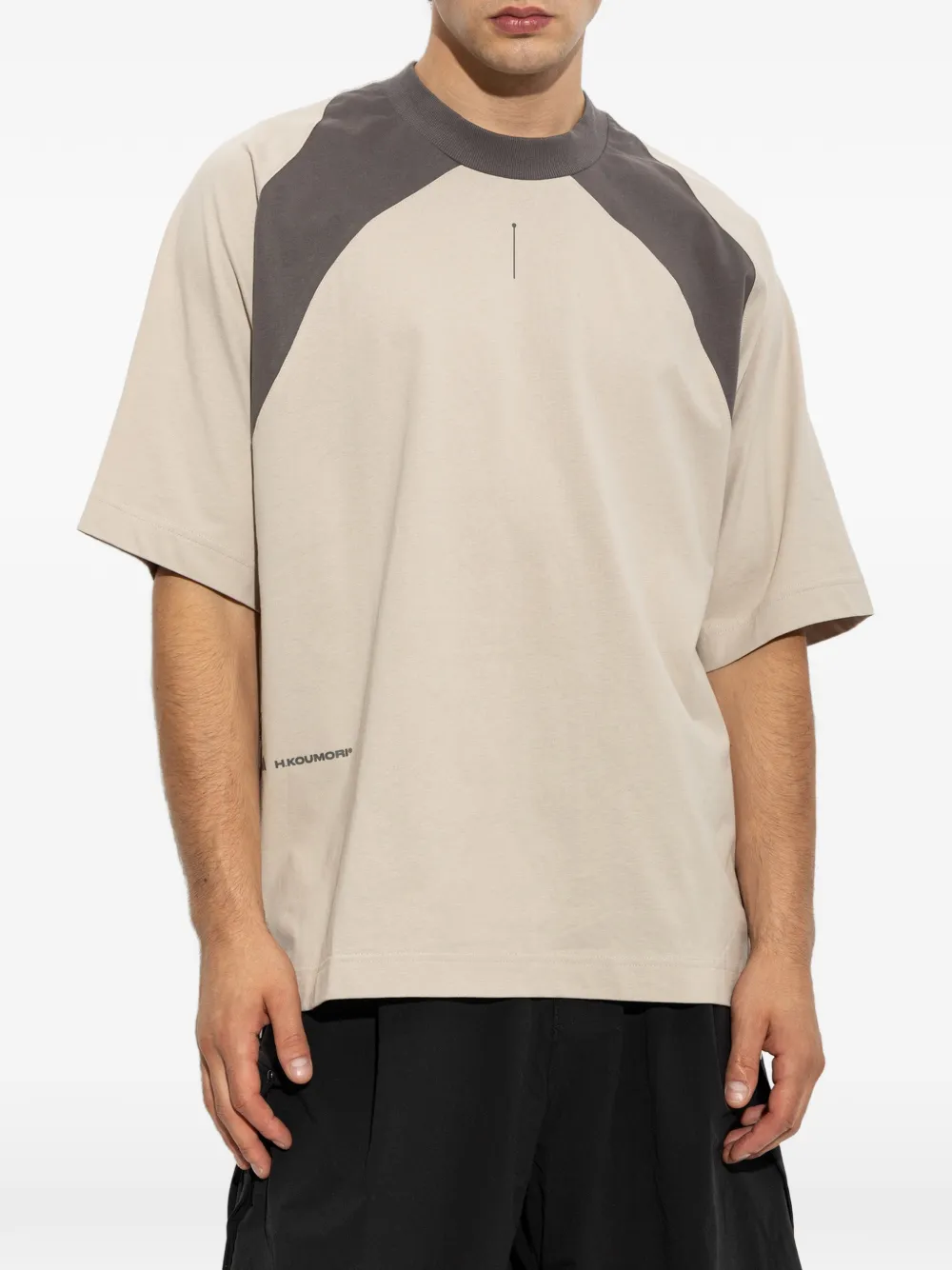 adidas x Hermanos Koumori raglan-sleeve T-shirt Beige