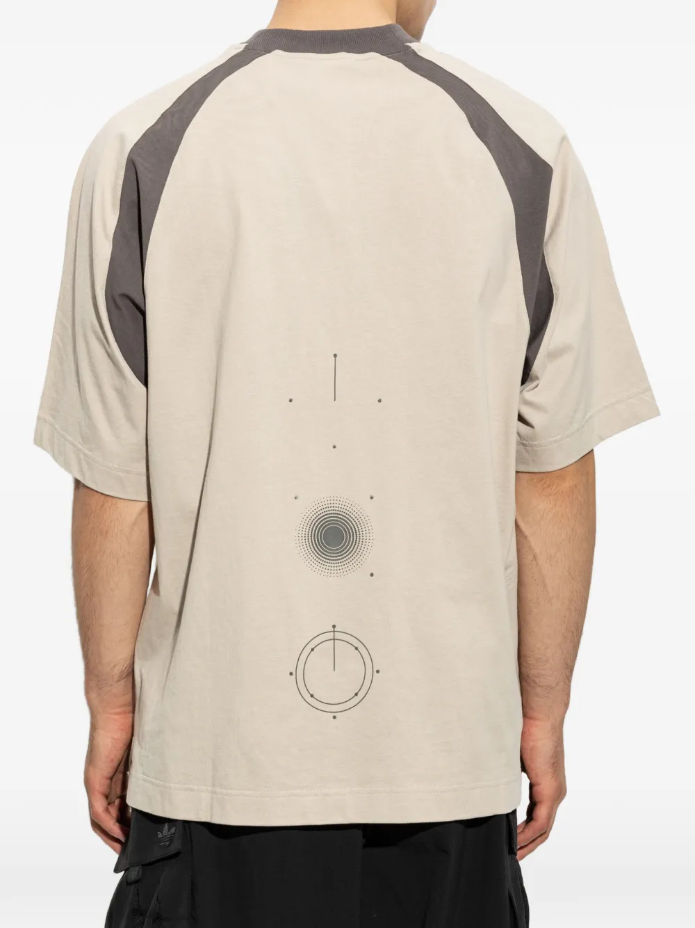 adidas x Hermanos Koumori raglan-sleeve T-shirt Beige