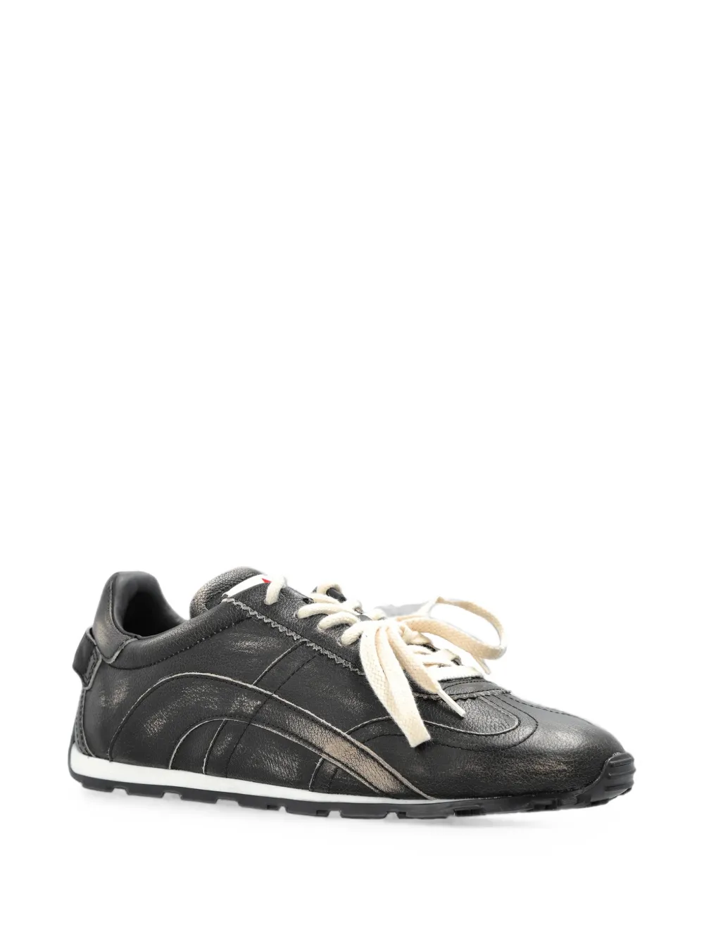 DSQUARED2 DC-642 leather sneakers Zwart