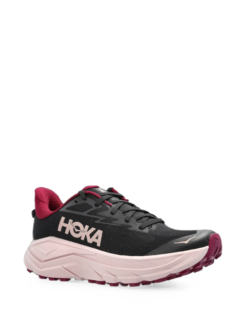 HOKA Challenger 8 lace-up sneakers Zwart