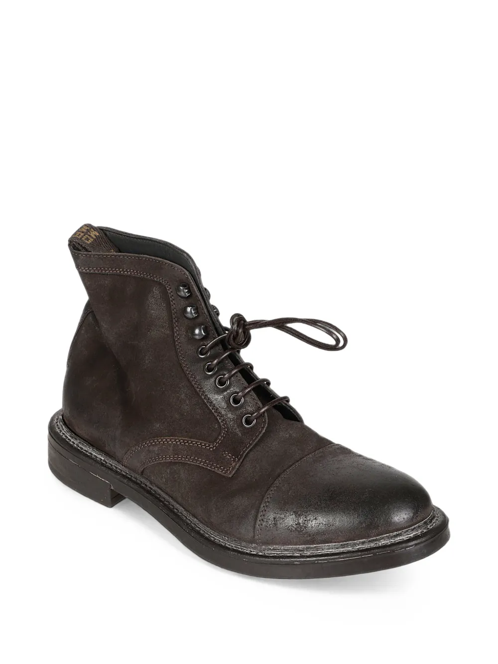 Moma distressed-effect lace-up boots Bruin