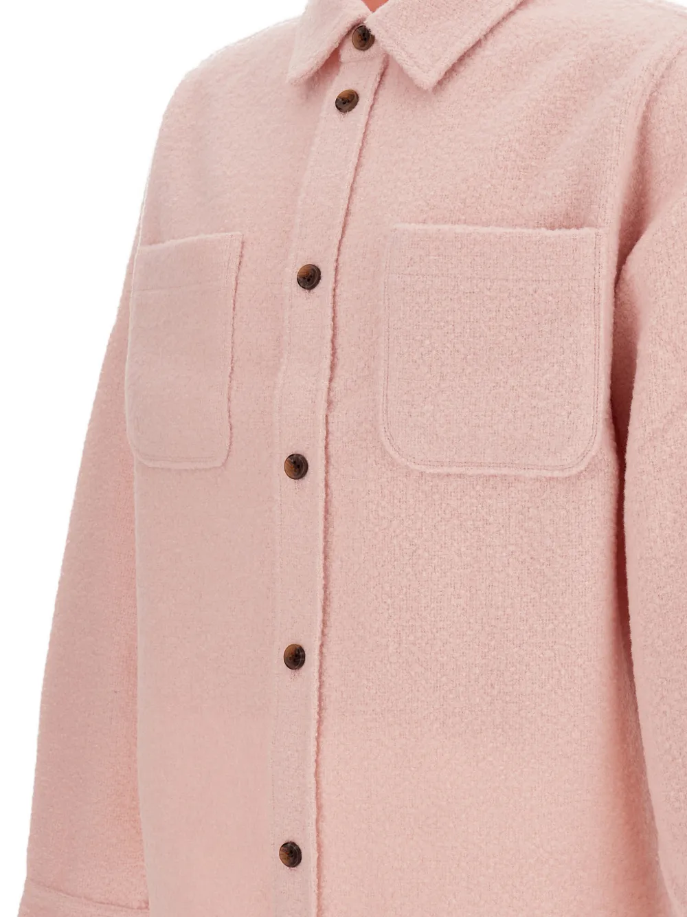 Les Deux Button-up shirtjack Roze