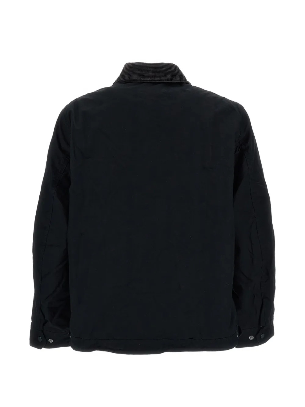 Barbour International Jack met ribfluwelen kraag en meerdere zakken Zwart