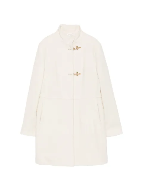 Fay Kids hook-fastening high-neck coat