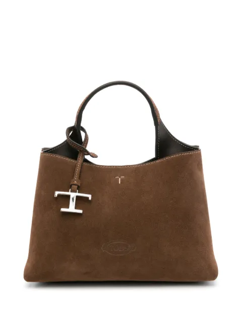 Tod's T Timeless suede tote bag