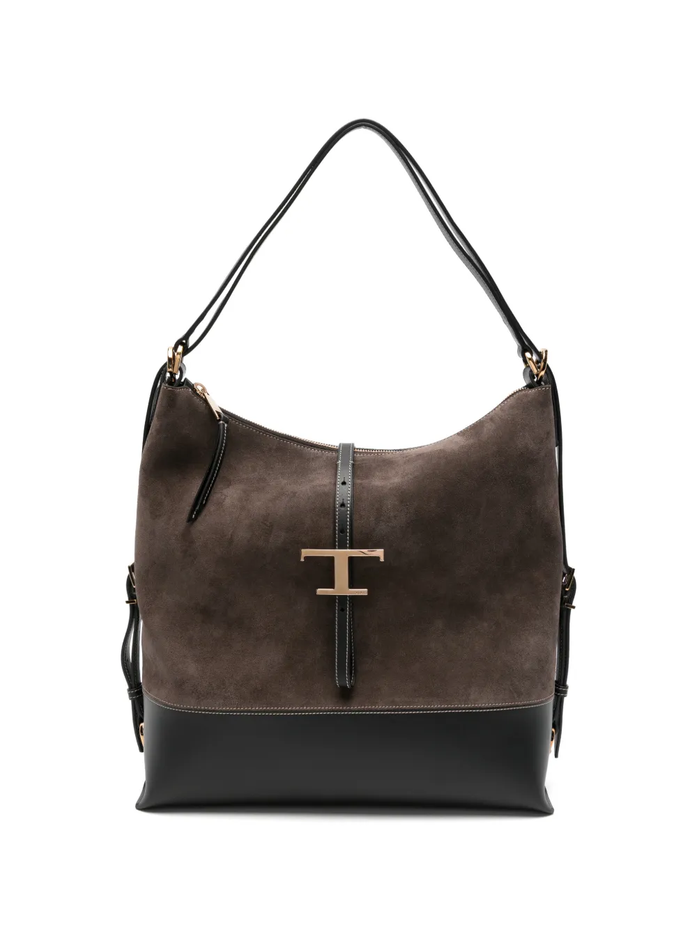 Tod's T Timeless leather shoulder bag - Marrone