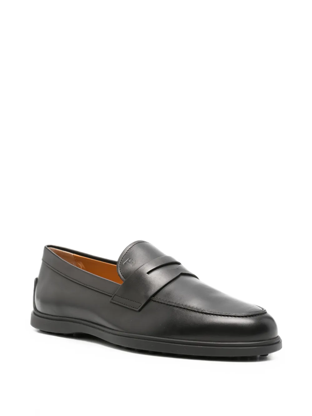 Tod's Gommino leather loafers Zwart