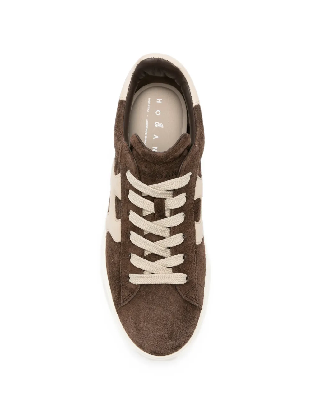 Hogan logo-patch platform sneakers Bruin