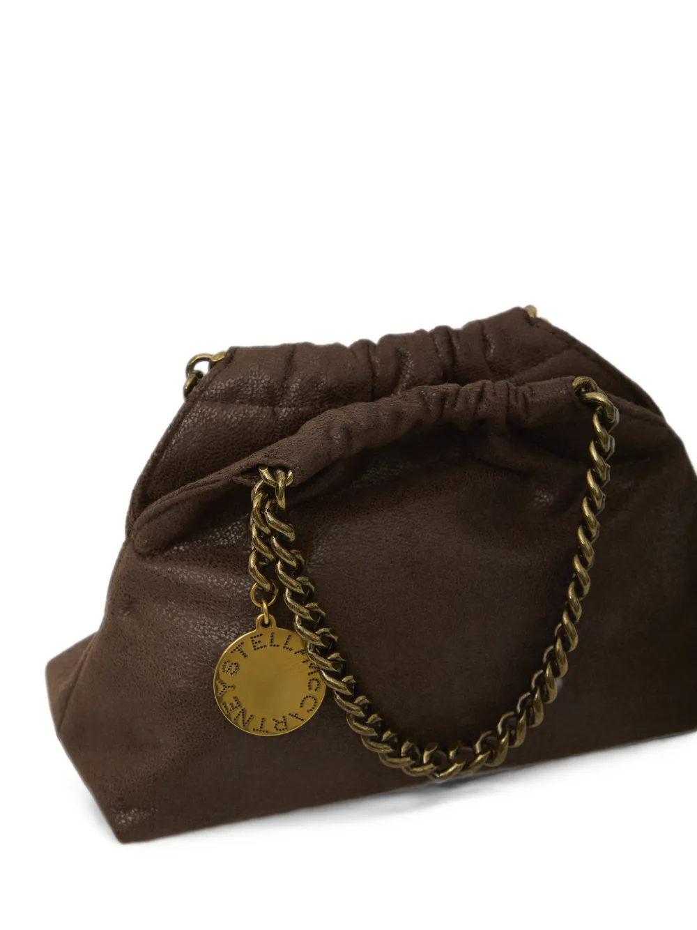 Stella McCartney Falabella mini-tas met trekkoord Bruin