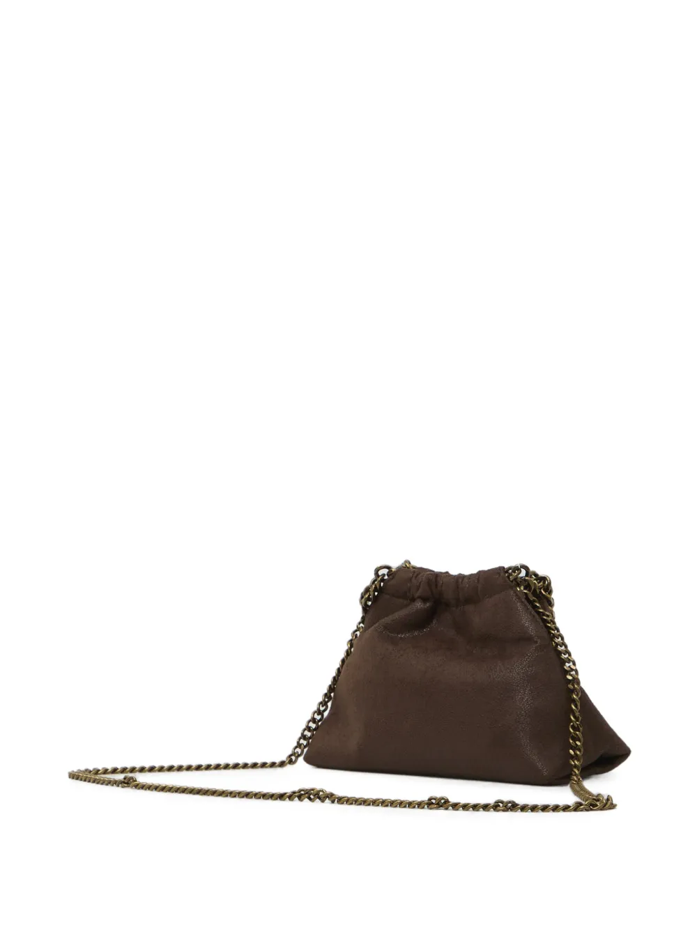 Stella McCartney Falabella mini-tas met trekkoord Bruin