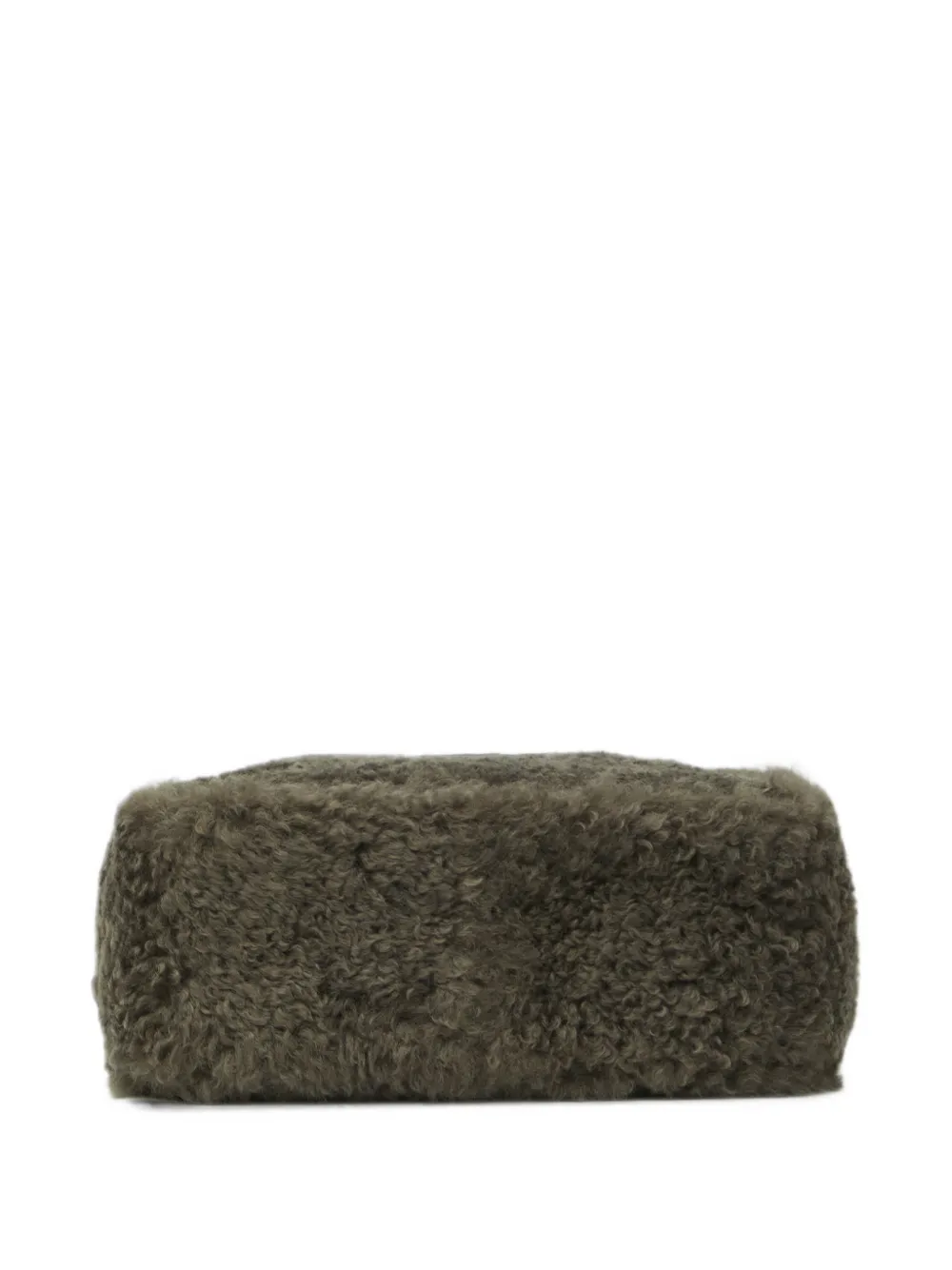 Stella McCartney shopper met geborduurd logo en teddy-effect Grijs