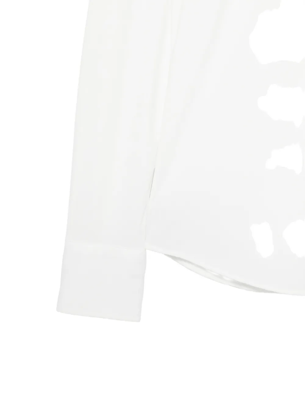 Xacus Larissa Kt blouse met knoopsluiting Wit