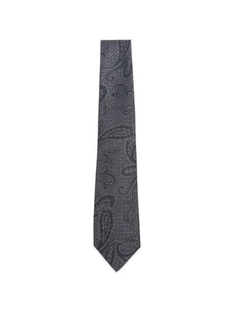 Kiton corbata con estampado de cachemira