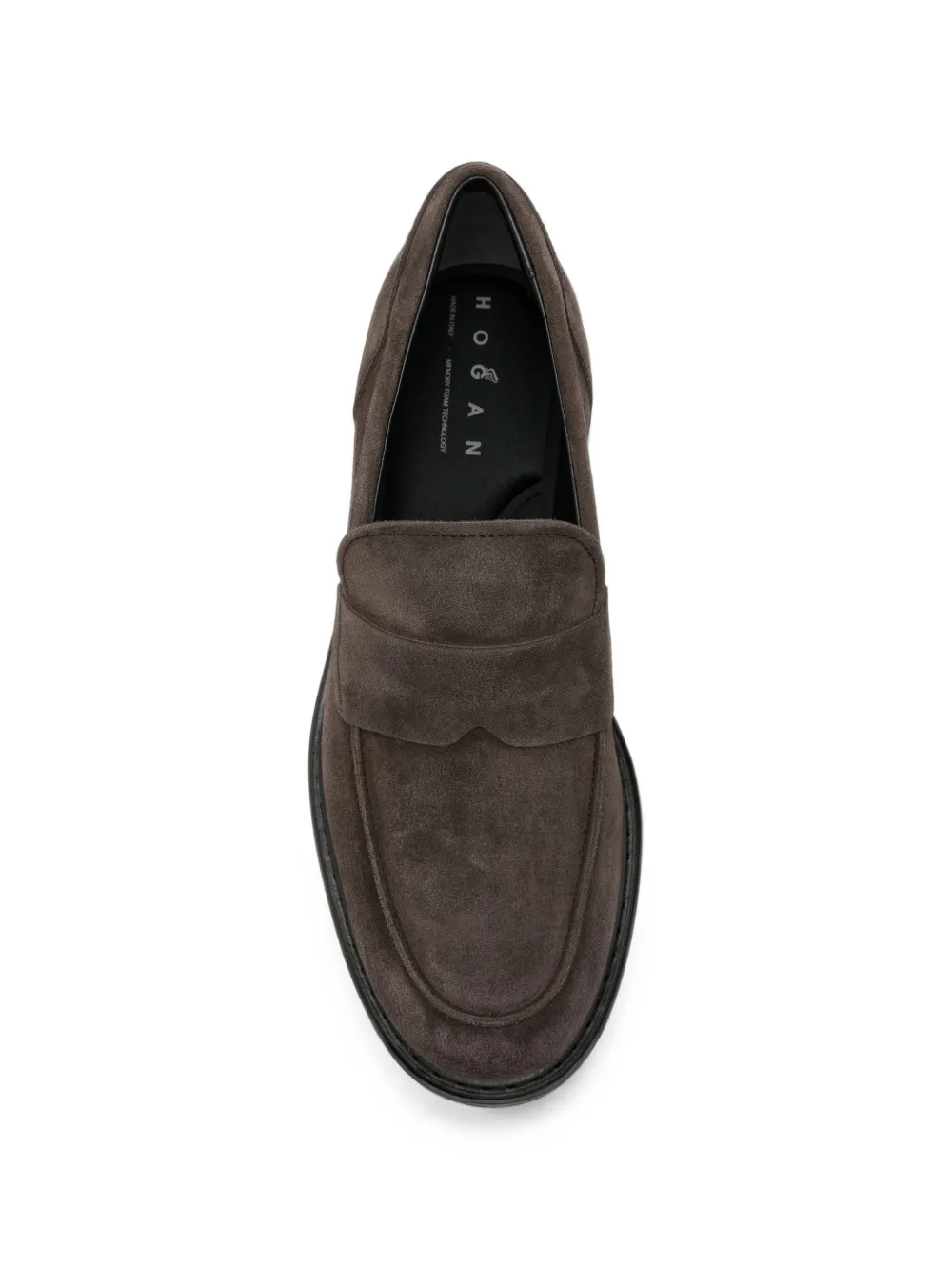 Hogan suede loafers Bruin